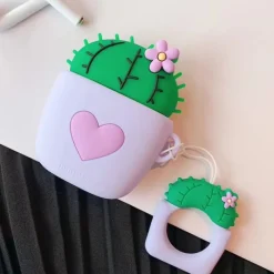 Kawaii Therapy Earphone Case<Kawaii Cactus Earphone Protective Case
