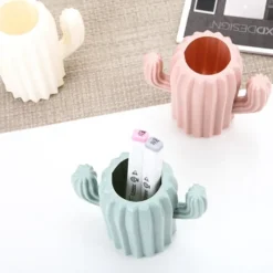 Kawaii Therapy Desk Accessories<Kawaii Cactus Stationery Holder