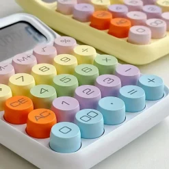 Kawaii Therapy Desk Organizers | Pencil Cases<Kawaii Candy Pastel Style Mechanical Calculator – Limited Edition