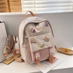 Kawaii Therapy Tote Bags | Mini Bags<Kawaii Canvas Korea Style Shoulder Backpack