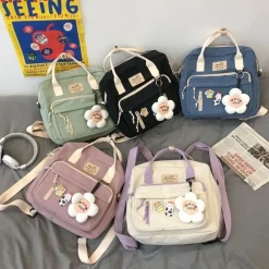 Kawaii Therapy School Backpacks | Preppy Backpacks<Kawaii Canvas Style Harajuku Backpack