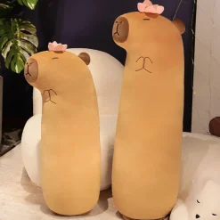 Kawaii Therapy Giant Stuffed Animals | Capybara<Kawaii Capybara Long Animal Roll Pillow (110cm) – Jumbo Edition