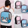 Kawaii Therapy Preppy Backpacks<Kawaii Cartoon 3D Canvas Backpack – Limited Edition