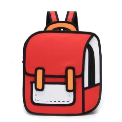 Kawaii Therapy Preppy Backpacks<Kawaii Cartoon 3D Canvas Backpack – Limited Edition
