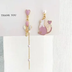 Kawaii Therapy Earrings<Kawaii Cat Balloon Earrings – Limited Edition