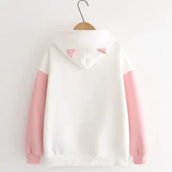 Kawaii Therapy Clothing<Kawaii Cat Fish Ears Hoodie – Limited Edition
