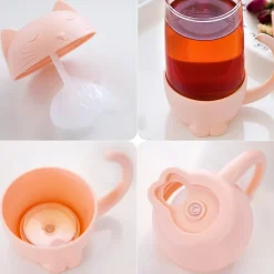 Kawaii Therapy Bottles<Kawaii Cat Glass Tea Mug – Limited Edition
