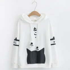 Kawaii Therapy Clothing<Kawaii Cat Harajuku Japanese Hoodie – Limited Edition