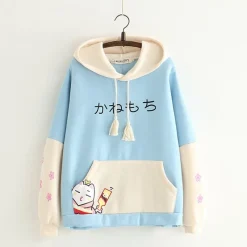 Kawaii Therapy Clothing<Kawaii Cat Mochi Hoodie – Limited Edition