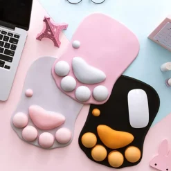 Kawaii Therapy Mouse Pads<Kawaii Cat Paw 3D Mousepad – Limited Edition