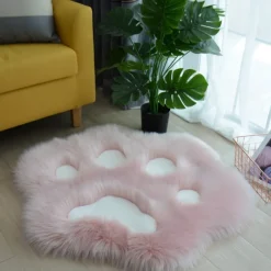 Kawaii Therapy Mats<Kawaii Cat Paw Furry Floor Mat – Limited Edition