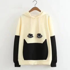 Kawaii Therapy Clothing<Kawaii Cat Paw Harajuku Hoodie – Limited Edition