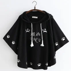 Kawaii Therapy Clothing<Kawaii Cat Paw Japanese Style Hoodie