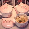 Kawaii Therapy Bottles<Kawaii Ceramic Piglet Ramen Bowl – Special Edition