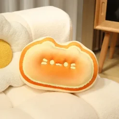 Kawaii Therapy Cute Stuffed Animals | Pillows<Kawaii Cheese Bread Toast Animal Pillow (35cm)
