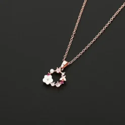 Kawaii Therapy Earrings<Kawaii Cherry Blossom Daisy Butterfly Necklace Set (4pcs)