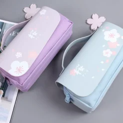 Kawaii Therapy Pencil Cases<Kawaii Cherry Blossom Pastel Pencil Case – Limited Edition