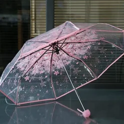 Kawaii Therapy Umbrella<Kawaii Cherry Blossom Sakura Umbrella – Limited Edition