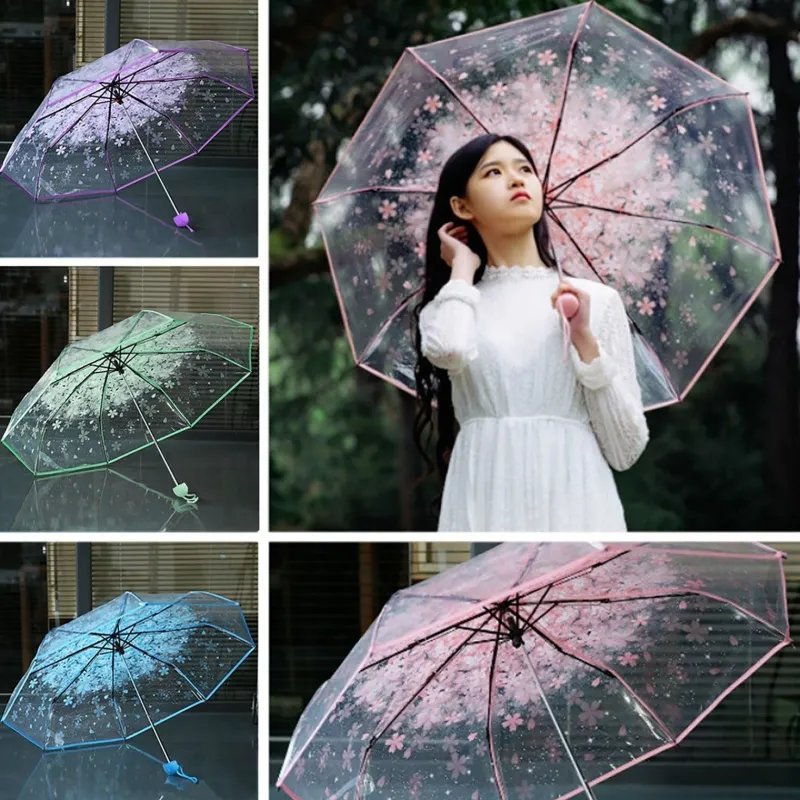 Kawaii Therapy Umbrella<Kawaii Cherry Blossom Sakura Umbrella – Limited Edition