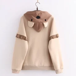 Kawaii Therapy Clothing<Kawaii Chocolate Bear Harajuku Hoodie – Limited Edition