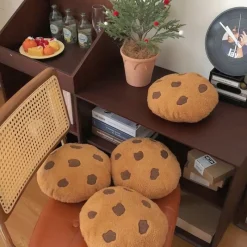 Kawaii Therapy Pillows<Kawaii Chocolate Chip Cookie Seat Cushion
