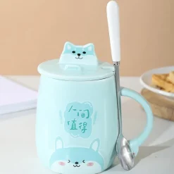 Kawaii Therapy Bottles<Kawaii Chubby Hamster Ceramic Cup (400ml) – Limited Edition