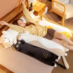 Kawaii Therapy Cute Stuffed Animals | Pillows<Kawaii Chubby Long Cat Pillow (80cm) – Special Edition