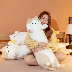 Kawaii Therapy Cute Stuffed Animals | Pillows<Kawaii Chubby Long Cat Pillow (80cm) – Special Edition