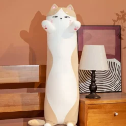 Kawaii Therapy Cute Stuffed Animals | Pillows<Kawaii Chubby Long Cat Pillow (80cm) – Special Edition