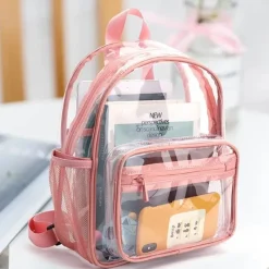 Kawaii Therapy Mini Bags | Ita Bags<Kawaii Clear Transparent College Backpack – Limited Edition