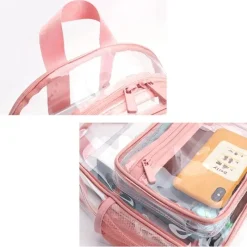 Kawaii Therapy Mini Bags | Ita Bags<Kawaii Clear Transparent College Backpack – Limited Edition