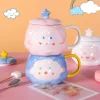 Kawaii Therapy Bottles<Kawaii Cloud Ceramic Mug (450ml) – Limited Edition