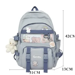 Kawaii Therapy School Backpacks | Preppy Backpacks<Kawaii College Large Capacity Korea Style Backpack