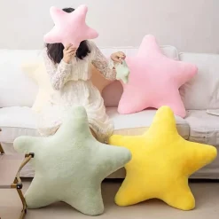 Kawaii Therapy Pillows<Kawaii Colorful Pastel Star Shaped Pillow XL (70cm)