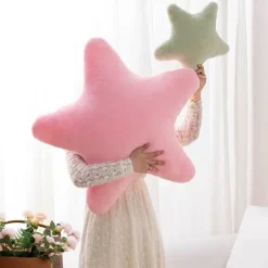 Kawaii Therapy Pillows<Kawaii Colorful Pastel Star Shaped Pillow XL (70cm)
