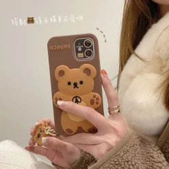 Kawaii Therapy Phonecase<Kawaii Cookie Bear Phone Case