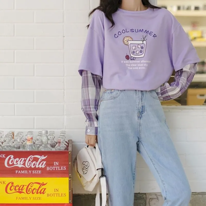 Kawaii Therapy Clothing<Kawaii Cool Summer Two-Piece Long Sleeve Shirt