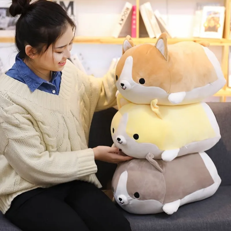 Kawaii Therapy Cute Stuffed Animals | Shiba<Kawaii Corgi Chubby Plush (30cm)