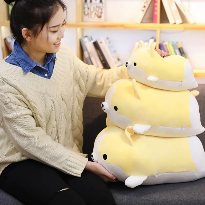 Kawaii Therapy Cute Stuffed Animals | Shiba<Kawaii Corgi Chubby Plush (30cm)
