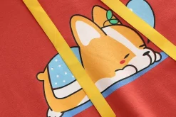 Kawaii Therapy Clothing<Kawaii Corgi Pastel Hoodie – Limited Edition