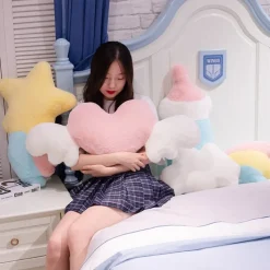 Kawaii Therapy Pillows<Kawaii Cotton Candy Heart Wings Plush – Limited Edition