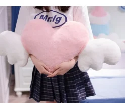 Kawaii Therapy Pillows<Kawaii Cotton Candy Heart Wings Plush – Limited Edition