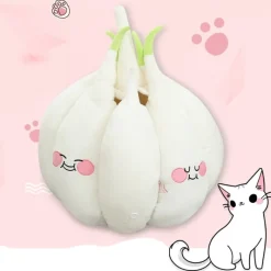 Kawaii Therapy Cat House<Kawaii Cozy Garlic Cat House – Special Edition