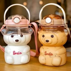 Kawaii Therapy Bottles<Kawaii Cute Bear Water Bottle (1000ml) – Limited Edition