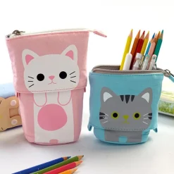 Kawaii Therapy Pencil Cases<Kawaii Cute Kitty Cat Canvas Pencil Case