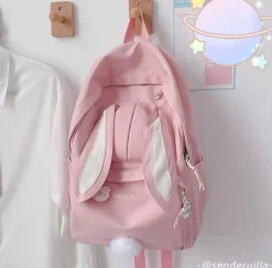 Kawaii Therapy Animal Backpacks | Japanese Style Backpacks<Kawaii Cute Rabbit Ears Harajuku Backpack – Limited Edition