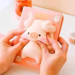 Kawaii Therapy Notebooks<Kawaii 3D Cute Animals Squishy Notebook – Limited Edition
