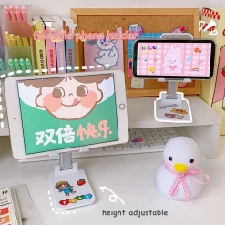 Kawaii Therapy Desk Organizers | Desk Accessories<Kawaii Desktop Foldable Mobile Phone Holder