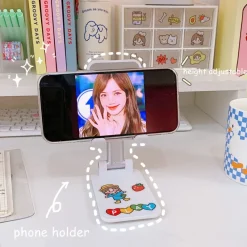 Kawaii Therapy Desk Organizers | Desk Accessories<Kawaii Desktop Foldable Mobile Phone Holder