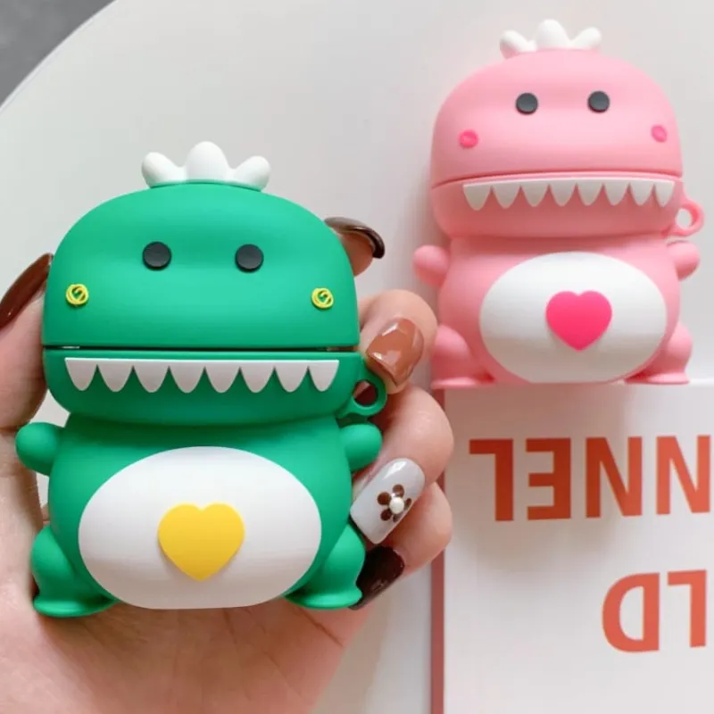 Kawaii Therapy Earphone Case<Kawaii Dinosaur Earphone Protective Case